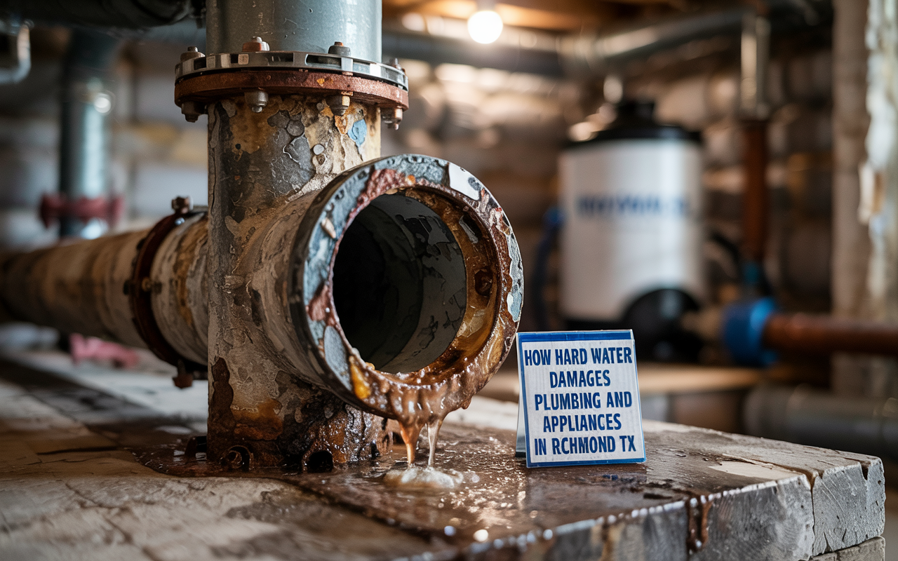 How Hard Water Damages Plumbing and Appliances in Richmond TX